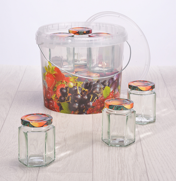 Pflückeimer aus Kunststoff, ca. 5,6 Ltr.