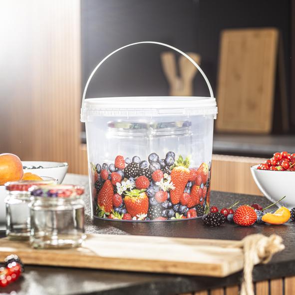 Pflückeimer aus Kunststoff