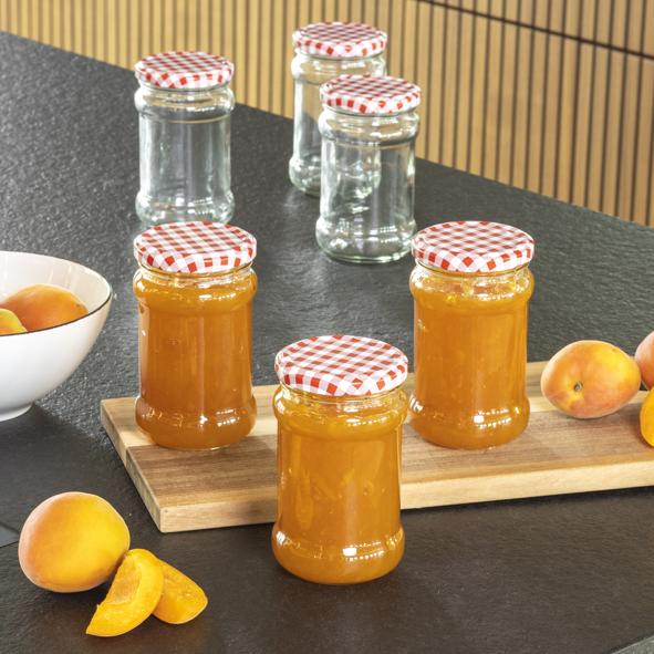 Einmachglas 315 ml, rund, 6er Set