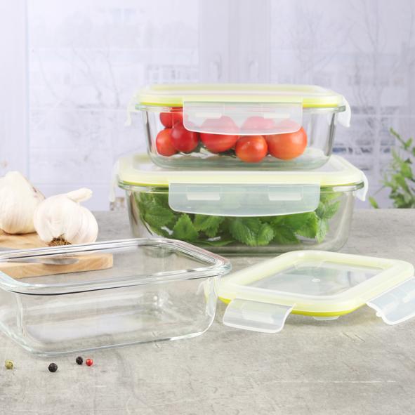 Glas Vorratsdosen 3er Set