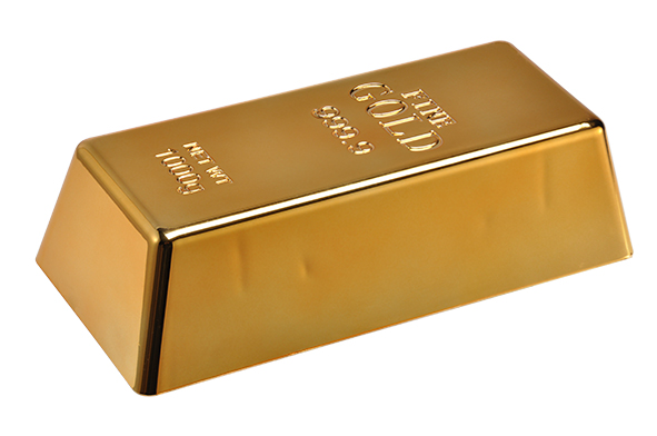 Türstopper Goldbarren