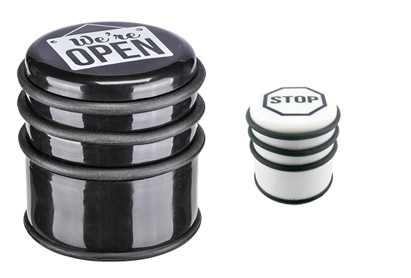 Türstopper mit Aufdruck