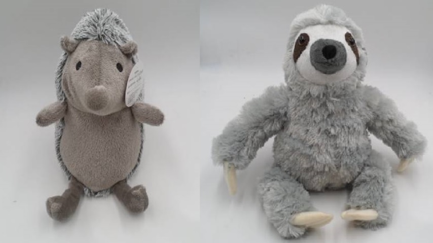 Türstopper "Igel" und "Faultier" sortiert