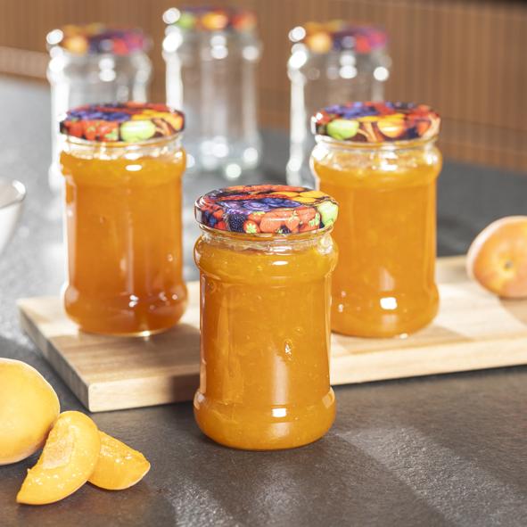 Einmachglas 315ml, rund, 6er Set