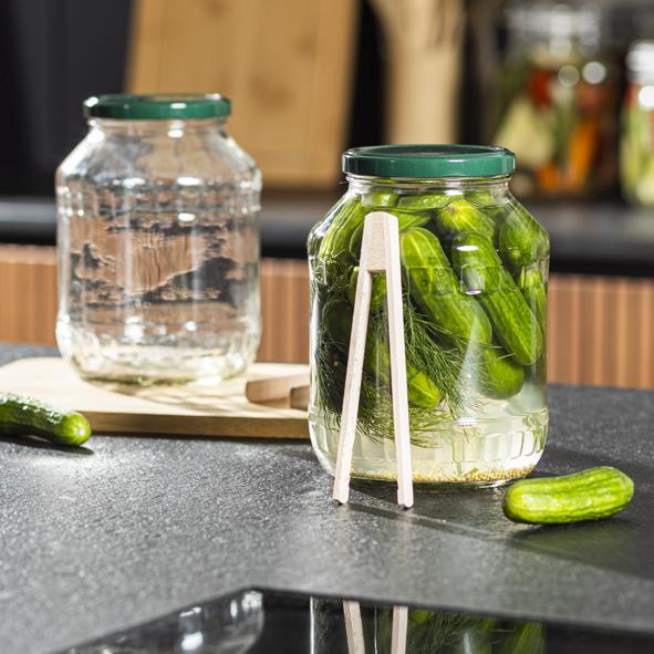 Gurkenglas 2er Set, ca. 1.700ml