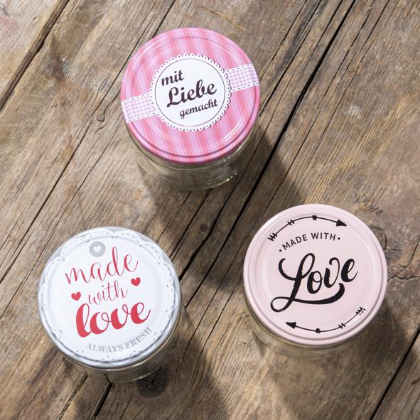 Ersatzdeckel für Einmachgläser ca. 82mm