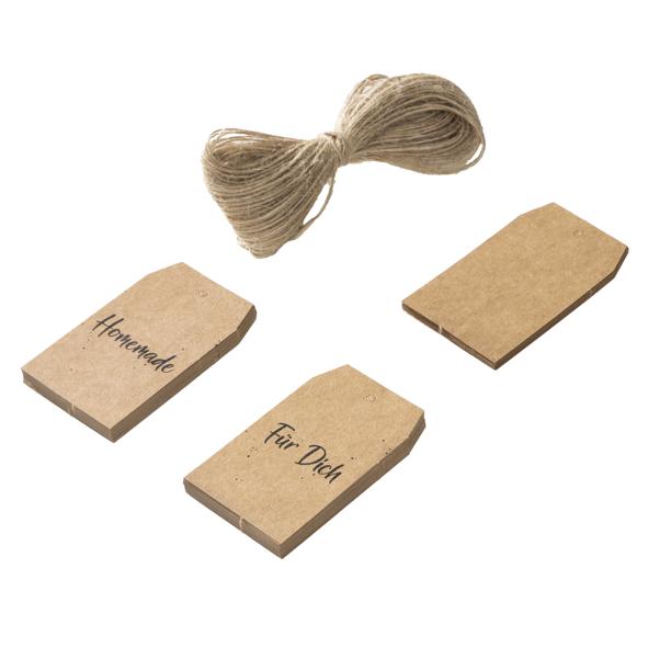 Geschenkanhänger 50-tlg. Set