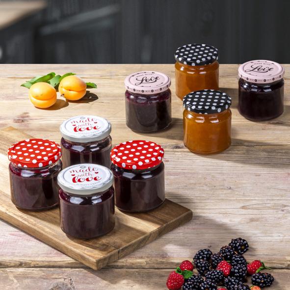 Einmachglas, 210ml, 4er Set