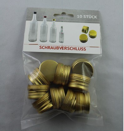 Ersatzdeckel für Schraubflasche 10er Pack