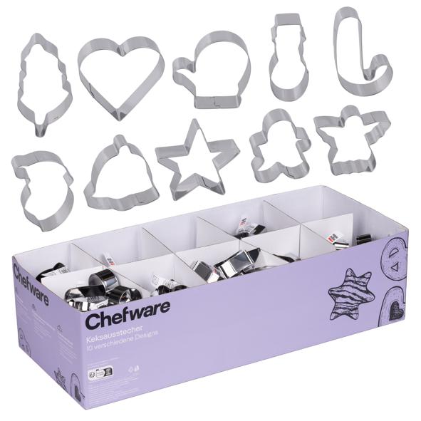 Ausstechform für Kekse im Display