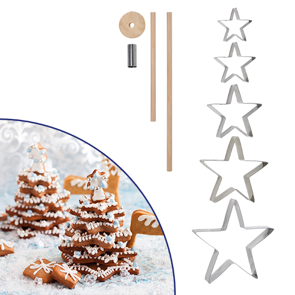 Ausstechförmchen im Stern-Design