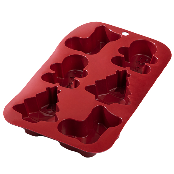 Silikon Backform 6er