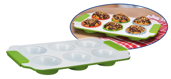 Backform "Muffin" mit Silikongriffen