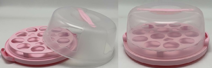 Kuchen-Transportbox, rund