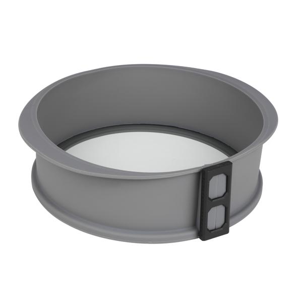 Silikonbackform mit Glasboden, anthrazit