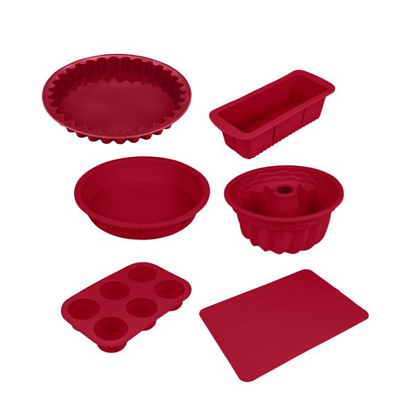 Mischkarton mit 22 Silikonbackformen