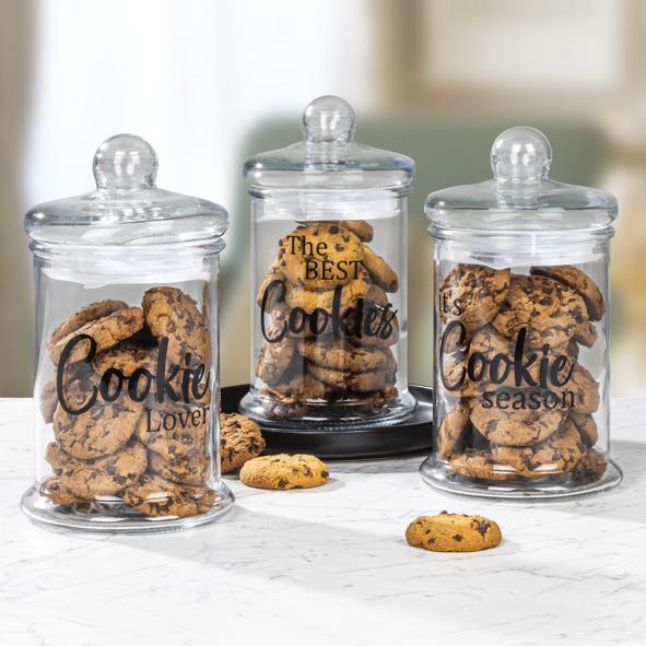 Keksglas 1,2L mit Glasdeckel