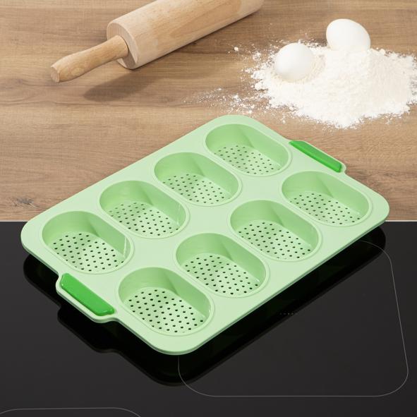 Brötchenbackform aus Silikon