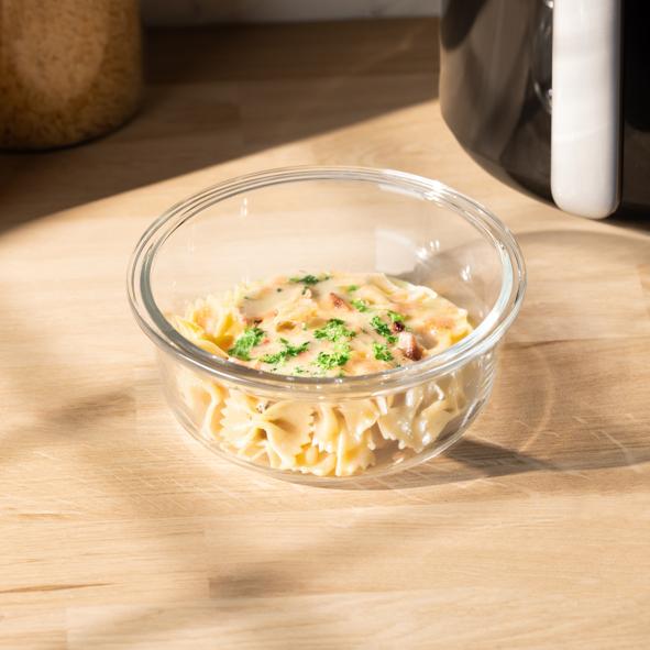 Glasauflaufform für Heißluftfritteuse, ø15cm