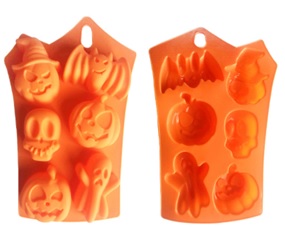 Silikon Backform 6er, Halloween