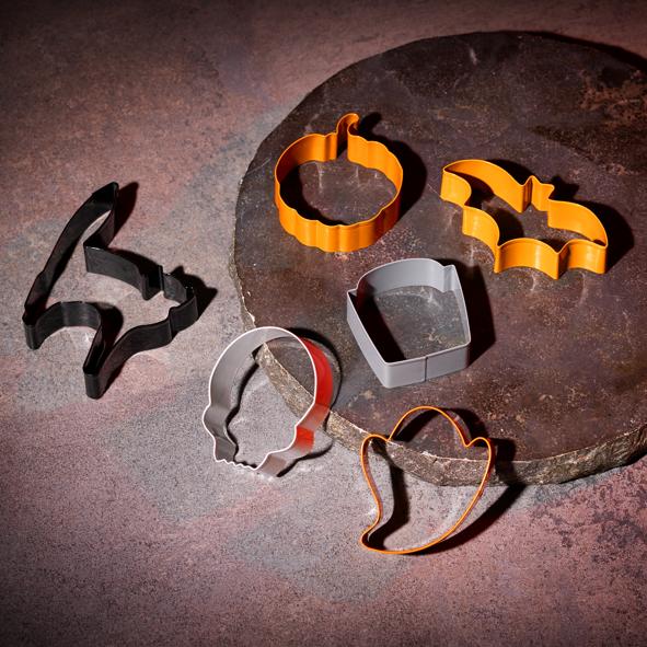 Keksausstecher Halloween, 6er Set