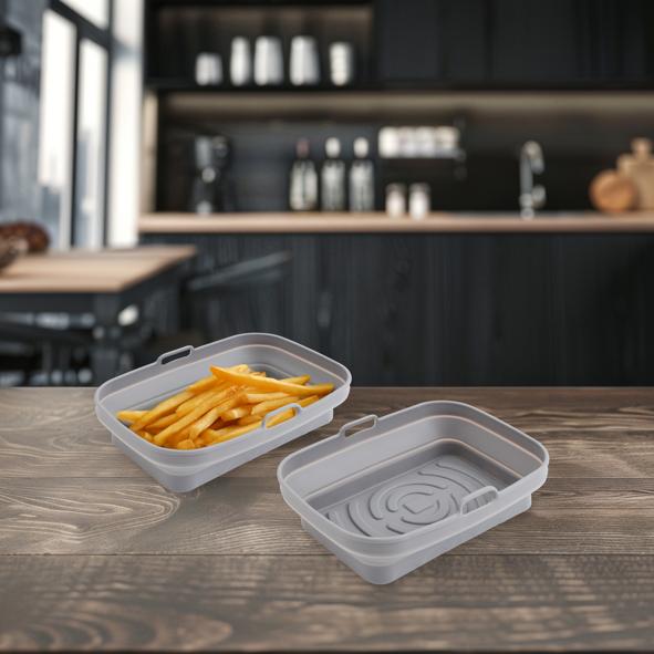 Silikonformen, 2er Set, für die Heißluftfritteuse