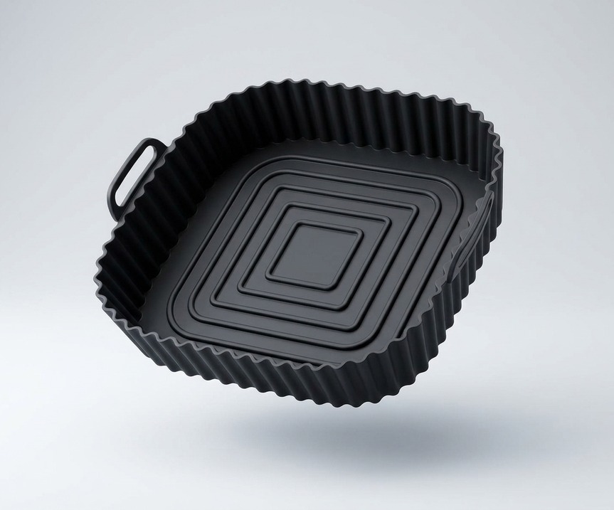 Silikonform für Heißluftfritteuse, 2er Set,