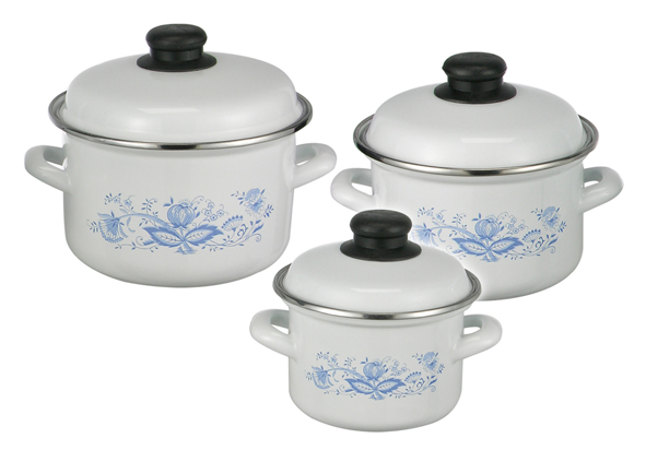 Kochtopf-Set 6tlg - emailliert