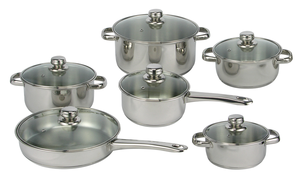 Kochtopf-Set 12-tlg