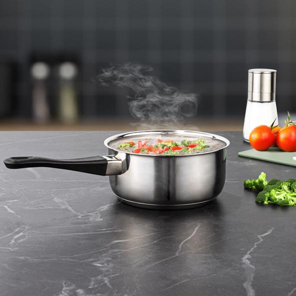 Stielkasserolle "Sylt" aus Edelstahl