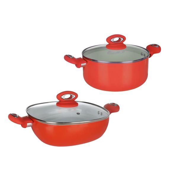 Einzeltöpfe aus Aluminium, sortiert in 2 Größen,