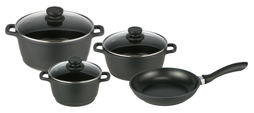 Aluguss-Kochtopfset 7 tlg.