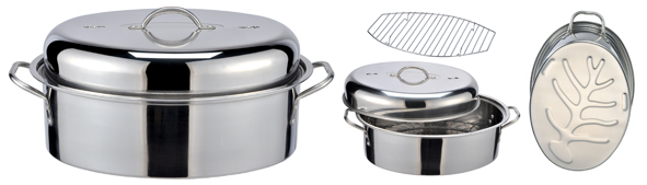 Gansbräter aus Edelstahl