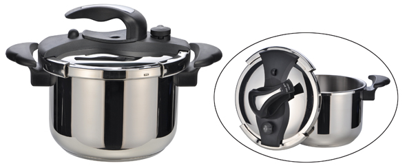 Schnellkochtopf 6 Liter Einhandautomatik