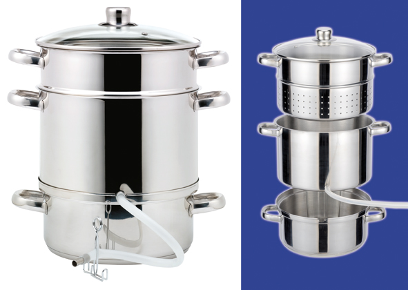 Entsafter aus Edelstahl 18/0