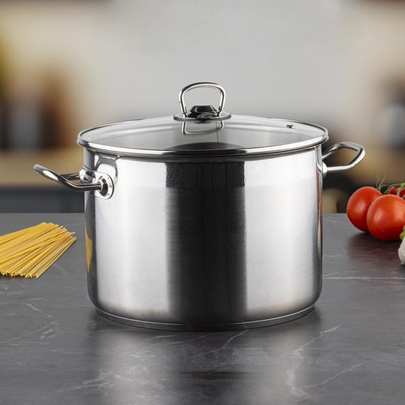 Universaltopf mit Glasdeckel 10L