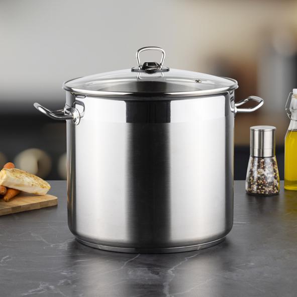 Universaltopf mit Glasdeckel 15L