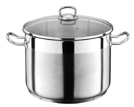 Universaltopf mit Glasdeckel 10ltr