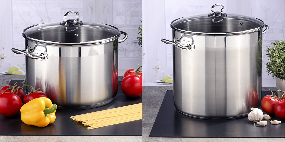 Universaltöpfe mit Glasdeckel, sort. in 2 Größen