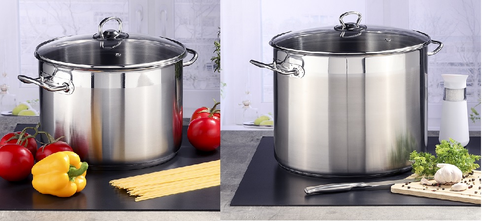 Universaltöpfe mit Glasdeckel, sort. in 2 Größen