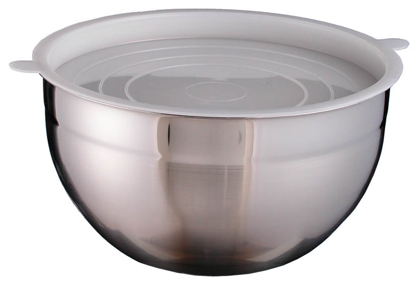 Edelstahl-Schüssel mit Deckel