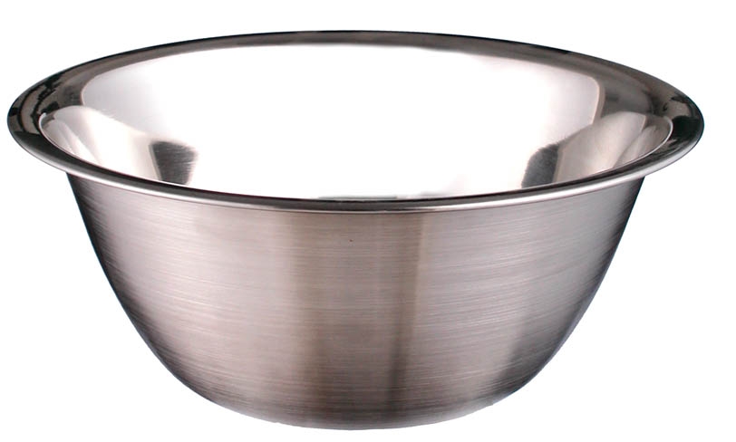 Rührschüssel, innen poliert und außen