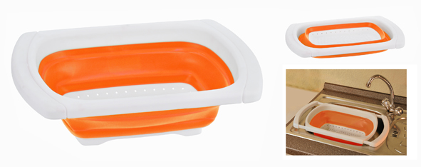 Faltbares Küchensieb mit ausziehbaren