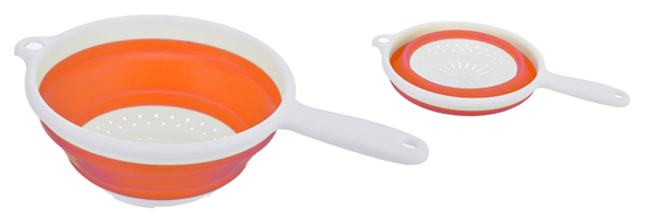 Faltbares Küchensieb mit Griff, rund