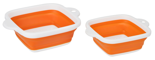 Faltbares Küchensieb - 2er Set