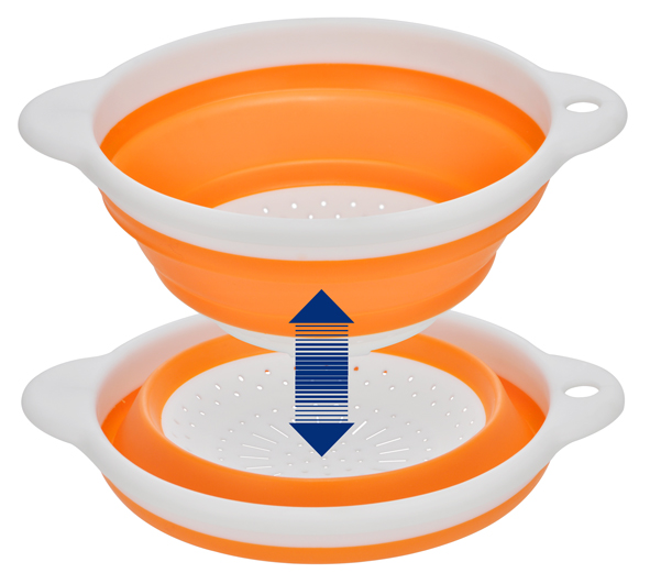 Faltbares Küchensieb, rund