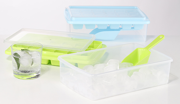 Eiswürfel Behälter Set 3 tlg.