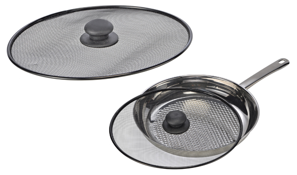 Pfannenspritzschutz aus Metall