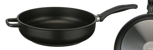 Aluguss-Pfanne / Schmorpfanne 28 cm