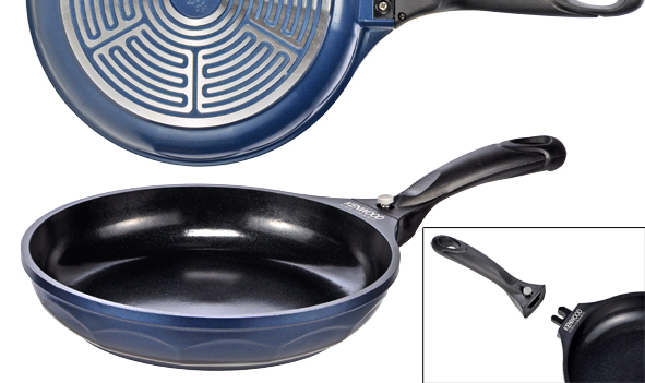 Bratpfanne mit abnehmbarem Griff